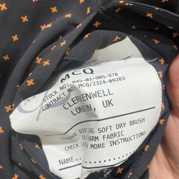 Alexander McQueen cargo reversible jacket